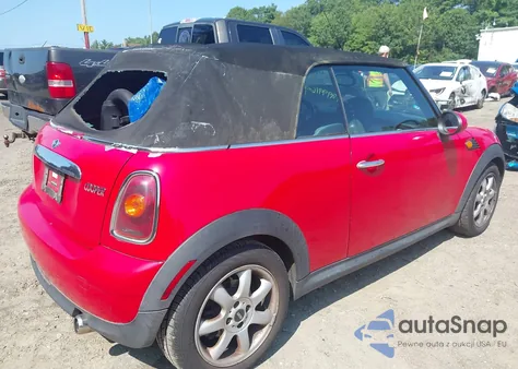 2009 Mini Cooper z USA, uszkodzony, nr VIN WMWMR33599TU95758